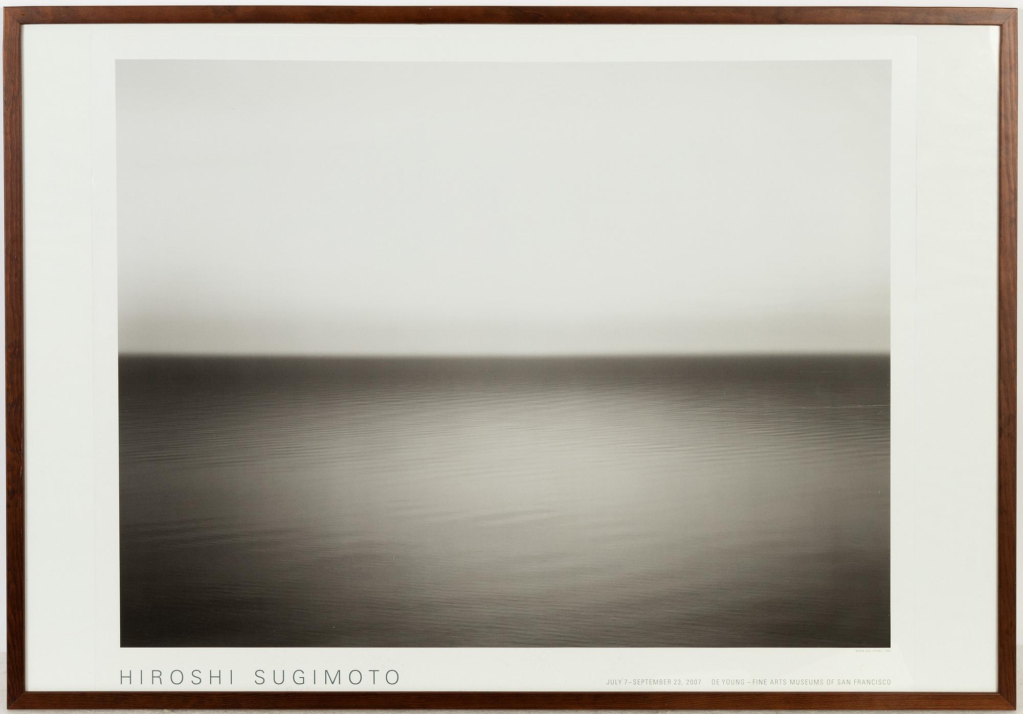 Hiroshi Sugimoto, offset/affisch, for De Young fine arts museum San Francisco, 2007.