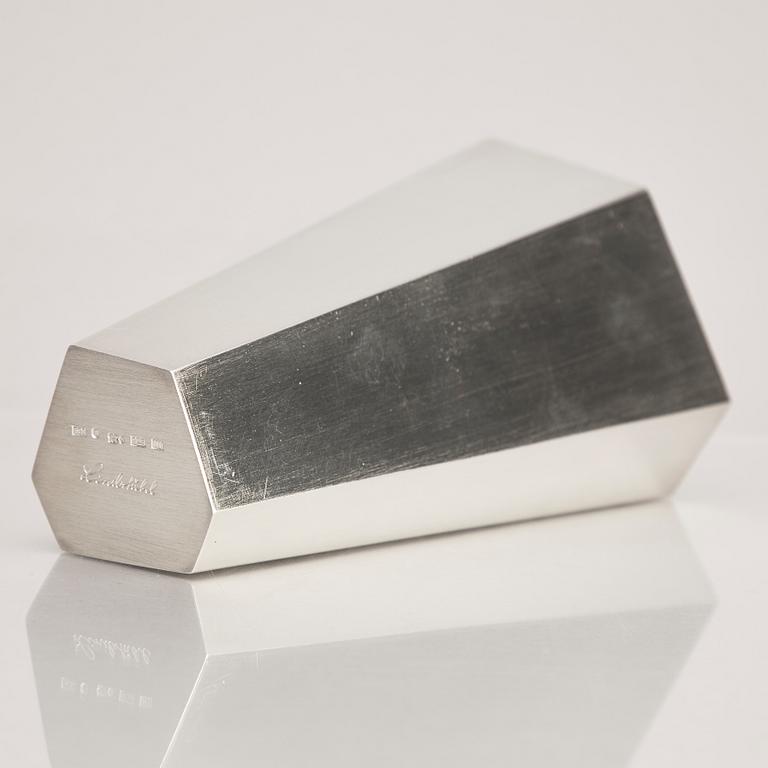 A sterling silver vase, mark of Rolf Lindståhl, Stockholm 2011.