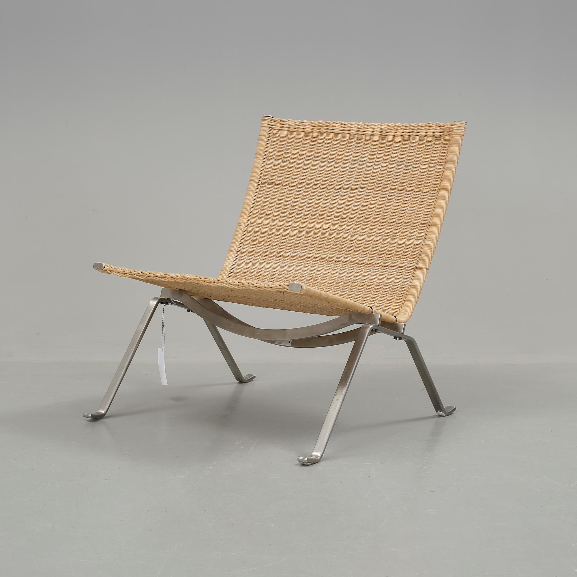 FÅTÖLJ, "PK-22", Poul Kjaerholm, Fritz Hansen, 2000.
