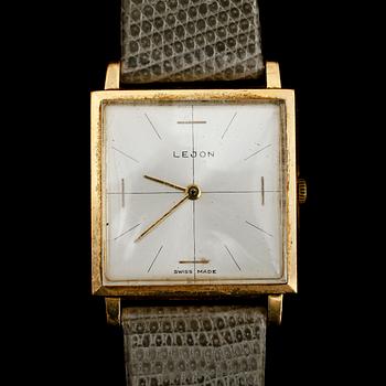 ARMBANDSUR, 18 k guld, Lejon, 1970-tal.