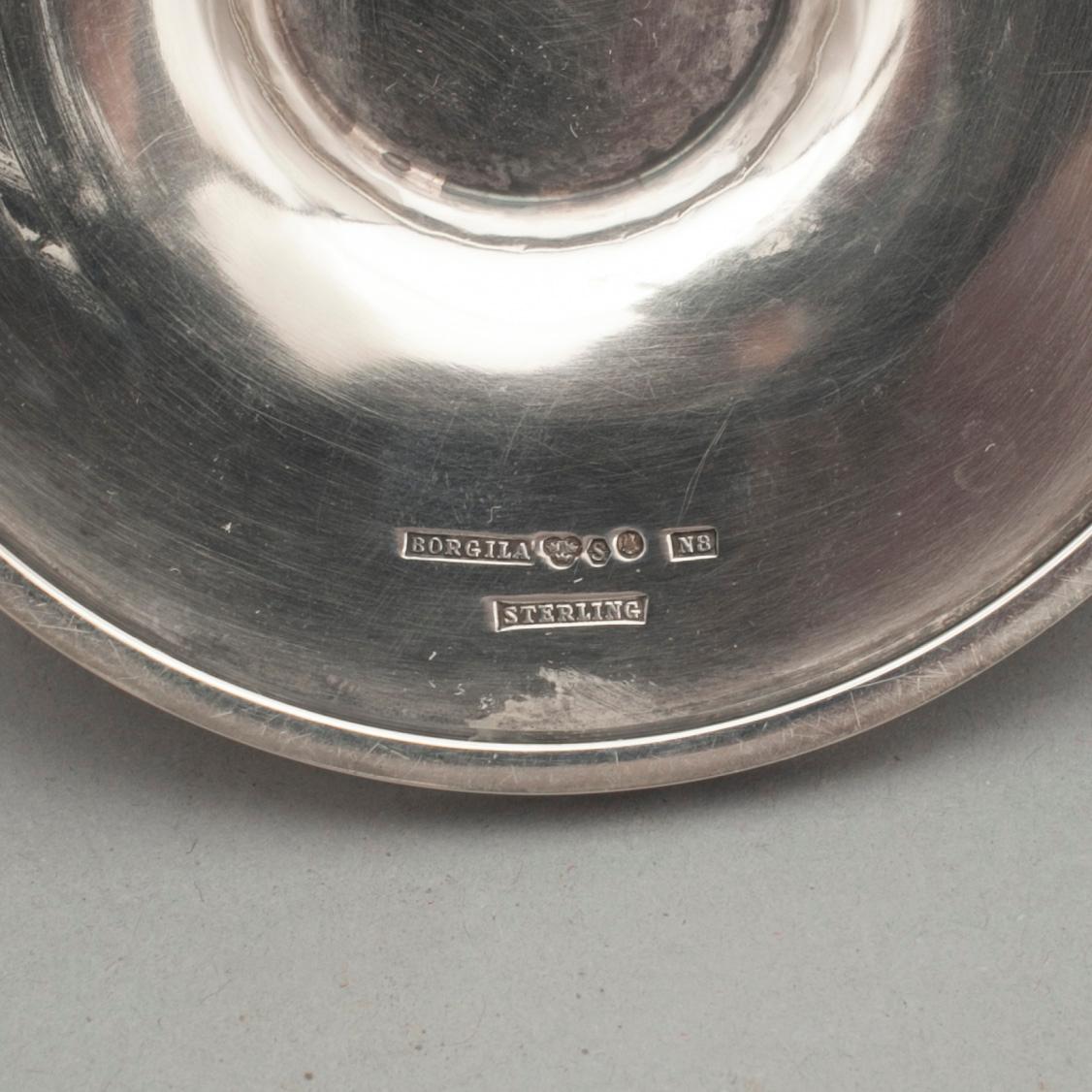 LJUSSTAKAR, ett par, silver, Borgila, Stockholm 1939. Tot ca 180 gram.
