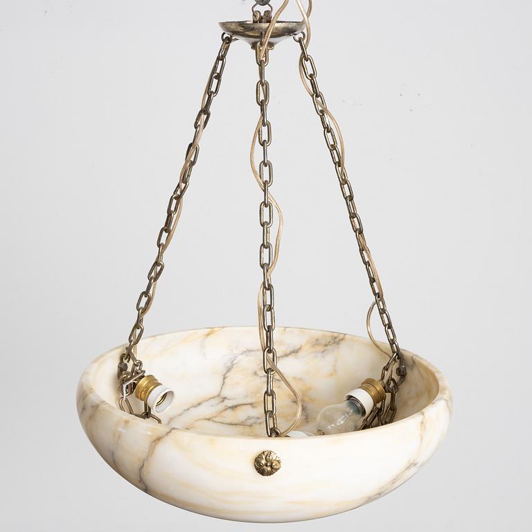 Taklampa, 1900-talets första hälft.