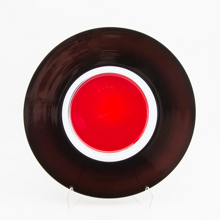 Timo Sarpaneva, fat,"Tuuli", Venini Italien 1990.