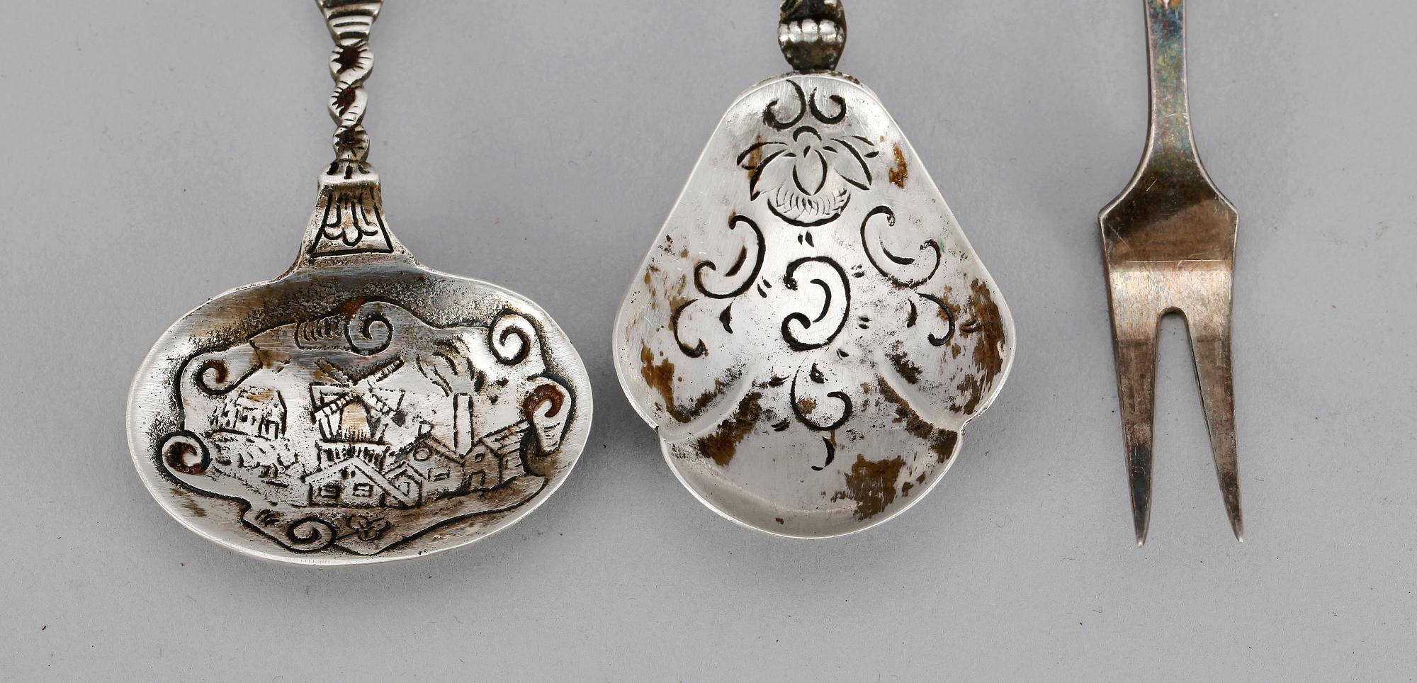 PARTI SILVER, 7 delar, bl a Björn Wiinblad, Danmark 1900-tal. Ca 223 gr.