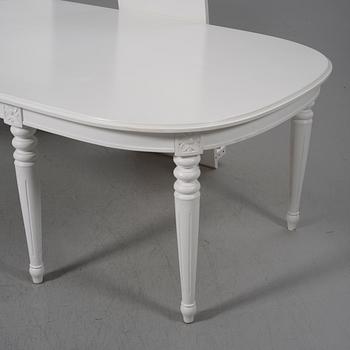 Dining table, Gustavian style, Geromar, 21st century.
