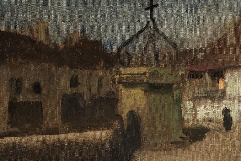 Frits Thaulow, Torget i Bretenoux.