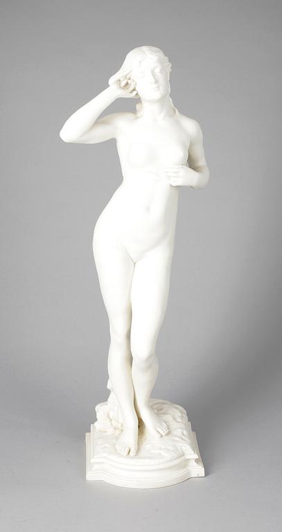 SKULPTUR, parian, Gustafsberg 1908.