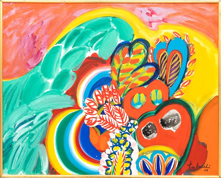 Yasse Tabuchi,  oil on canvas signed and dated 68.