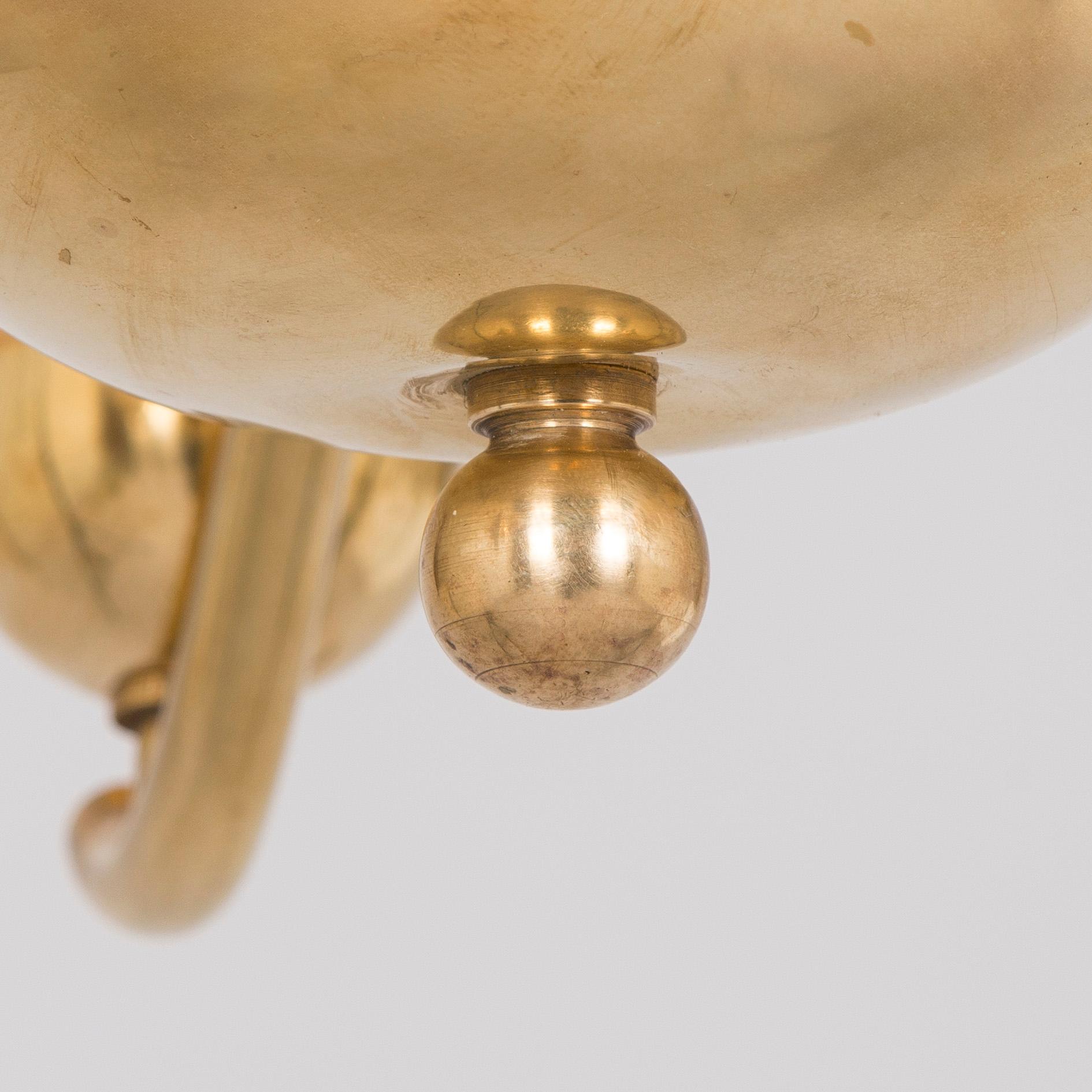 Paavo Tynell, taklampa modell 1411/3 Taito, 1930-tal.