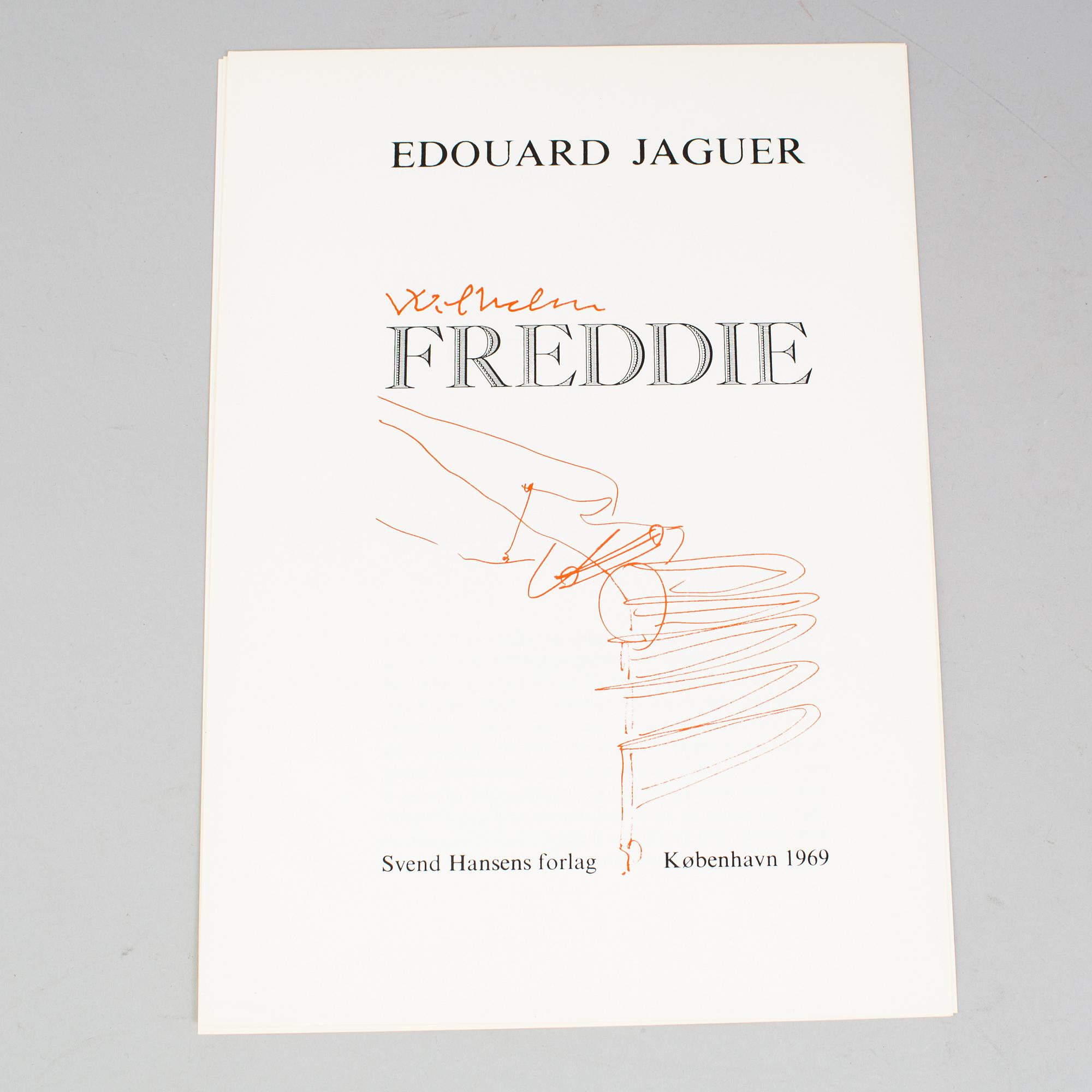 BOOK: "Wilhelm Freddie", Edouard Jaguer, Svend Hansens Forlag 1969, numbered 106.