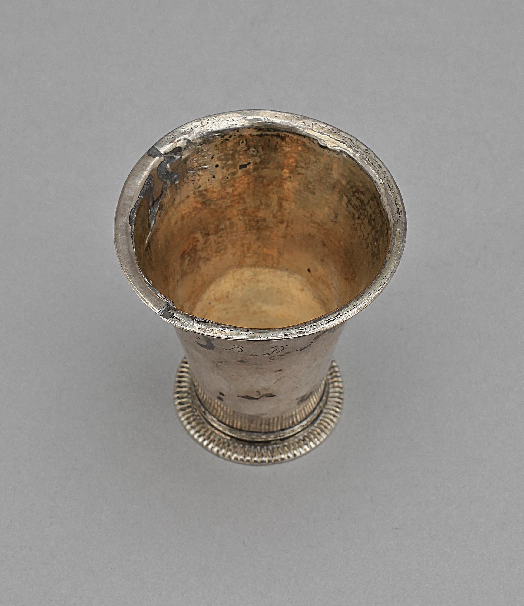 BÄGARE, Niclas Fernlöf, Karlstad, åldermannsranka, 1750. Vikt ca34g.