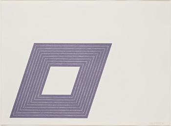 Frank Stella, "Carl André", ur "Purple Series".