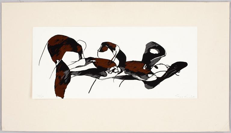 LAGE LINDELL, litografi, sign, numr 34/50.