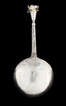 SKED med kronknopp, silver, Peter Britt, Kalmar 1783.