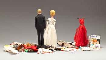 BARBIEDOCKOR, ett par, 1900-talets andra hälft.