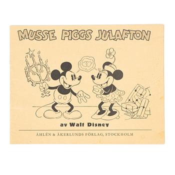 Comic book, "Mickey Mouse's Christmas Party", 1936.