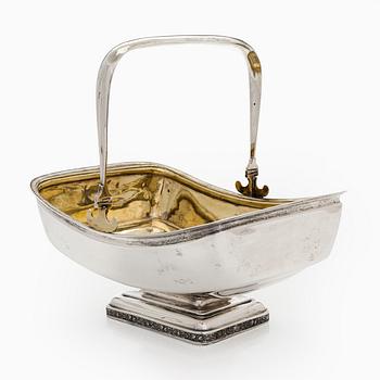 Jacob Wiberg, brödkorg, silver, Moskva 1836.