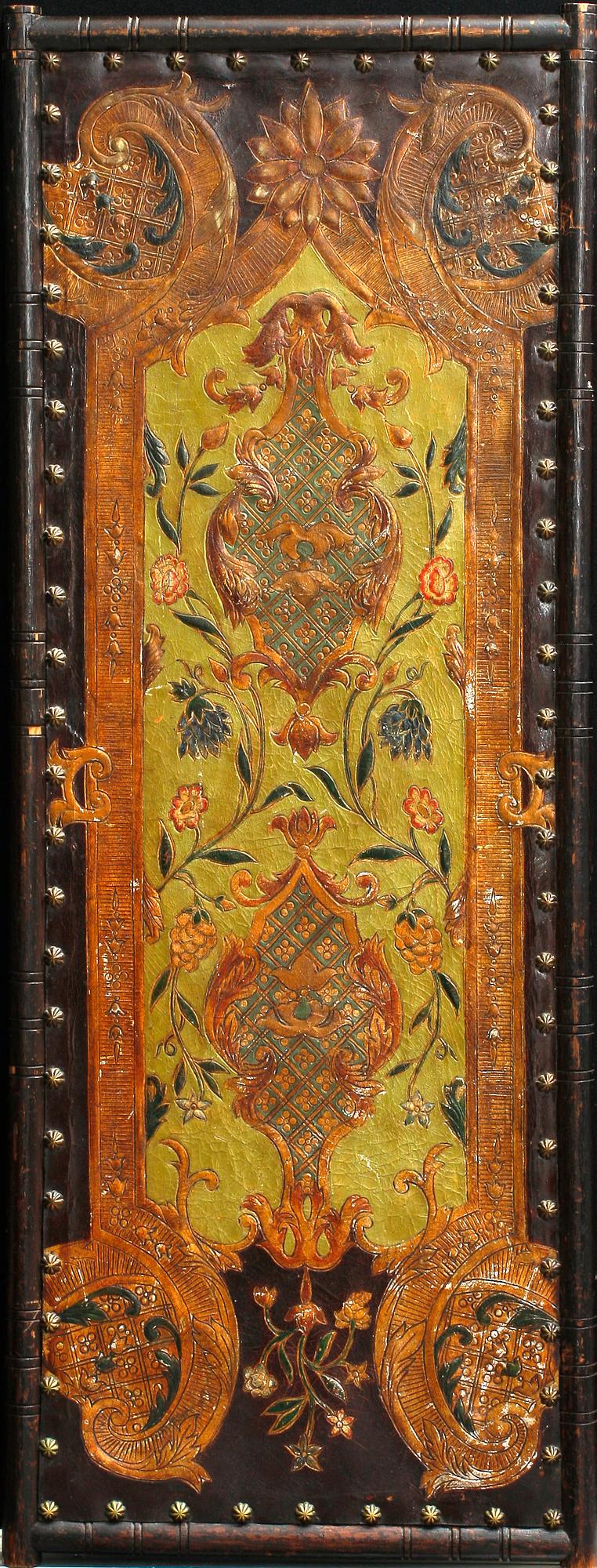 GYLLENLÄDER, 3 st. 1700-tal. Nordeuropa.