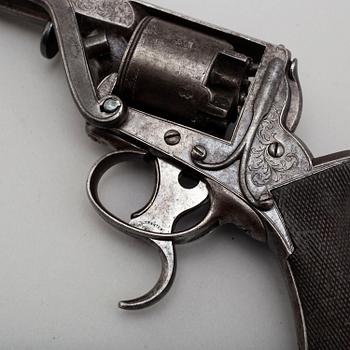 A Deane & Son manufactured Tranter first model percussion revolver.