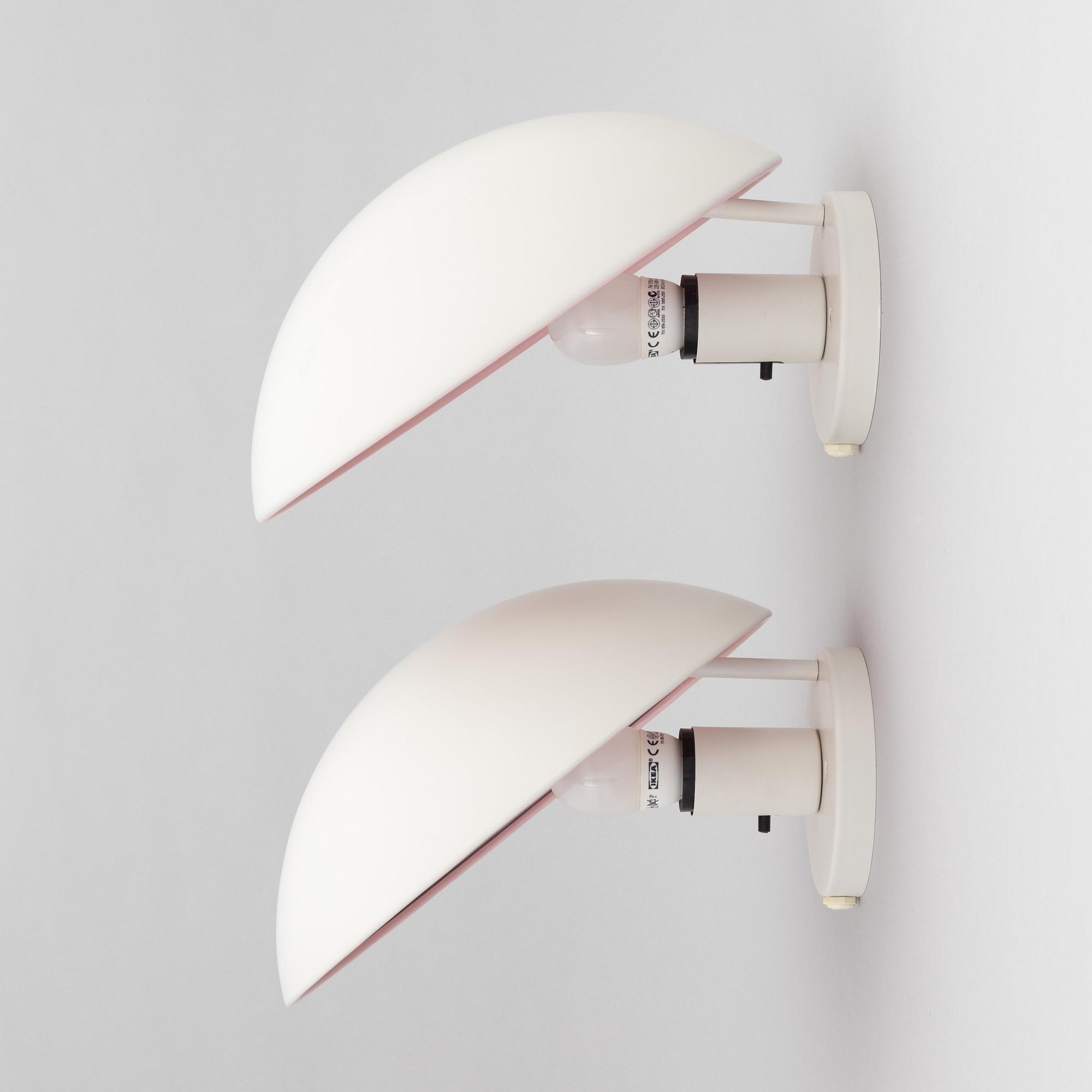 Poul Henningsen, a pair of 'PH Hat' wall lights, Louis Poulsen, Denmark.