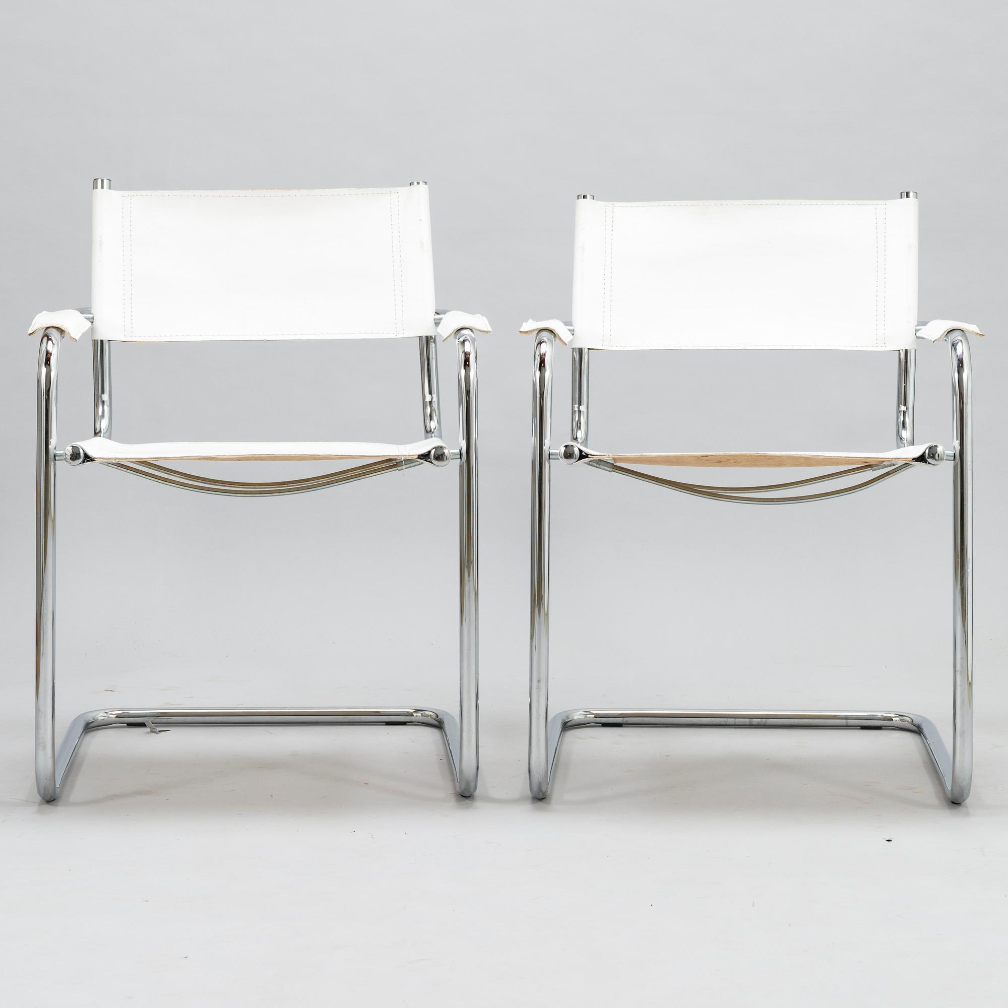 Four Italian armchairs from second half of the 20th century.