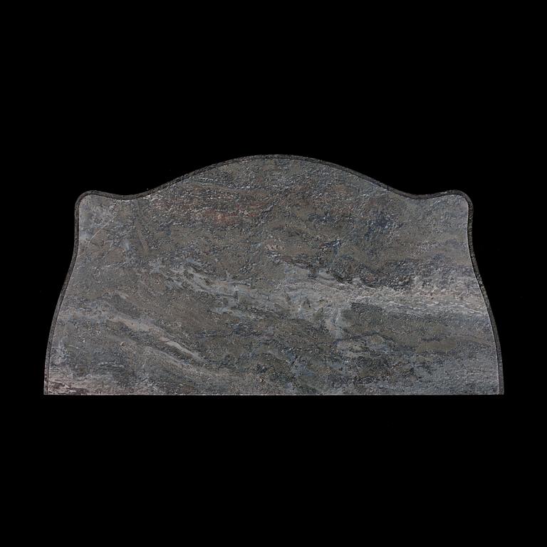 STENSKIVA, kolmårsdmarmor, rokokostil, 1900-talets mitt.