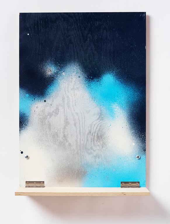 Fredrik Vaerslev, mixed media on panel.