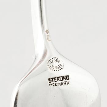Tias Eckhoff, bestickuppsättning 101 delar "Cypress", Georg Jensen, Köpenhamn 1952-1977. sterling och rostfritt.