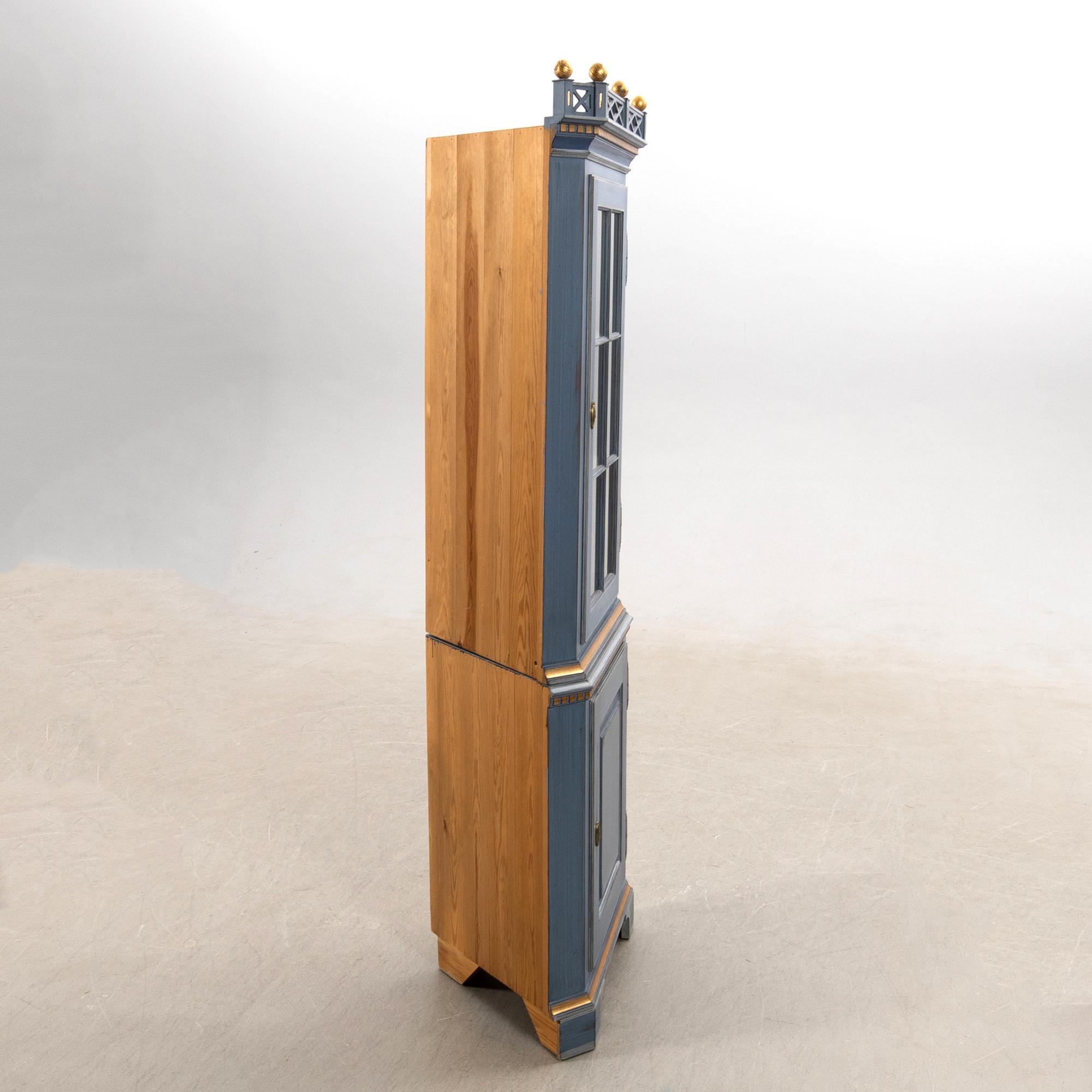 Corner cabinet, K.A. Roos, Helsingborg, second half of the 20th century.