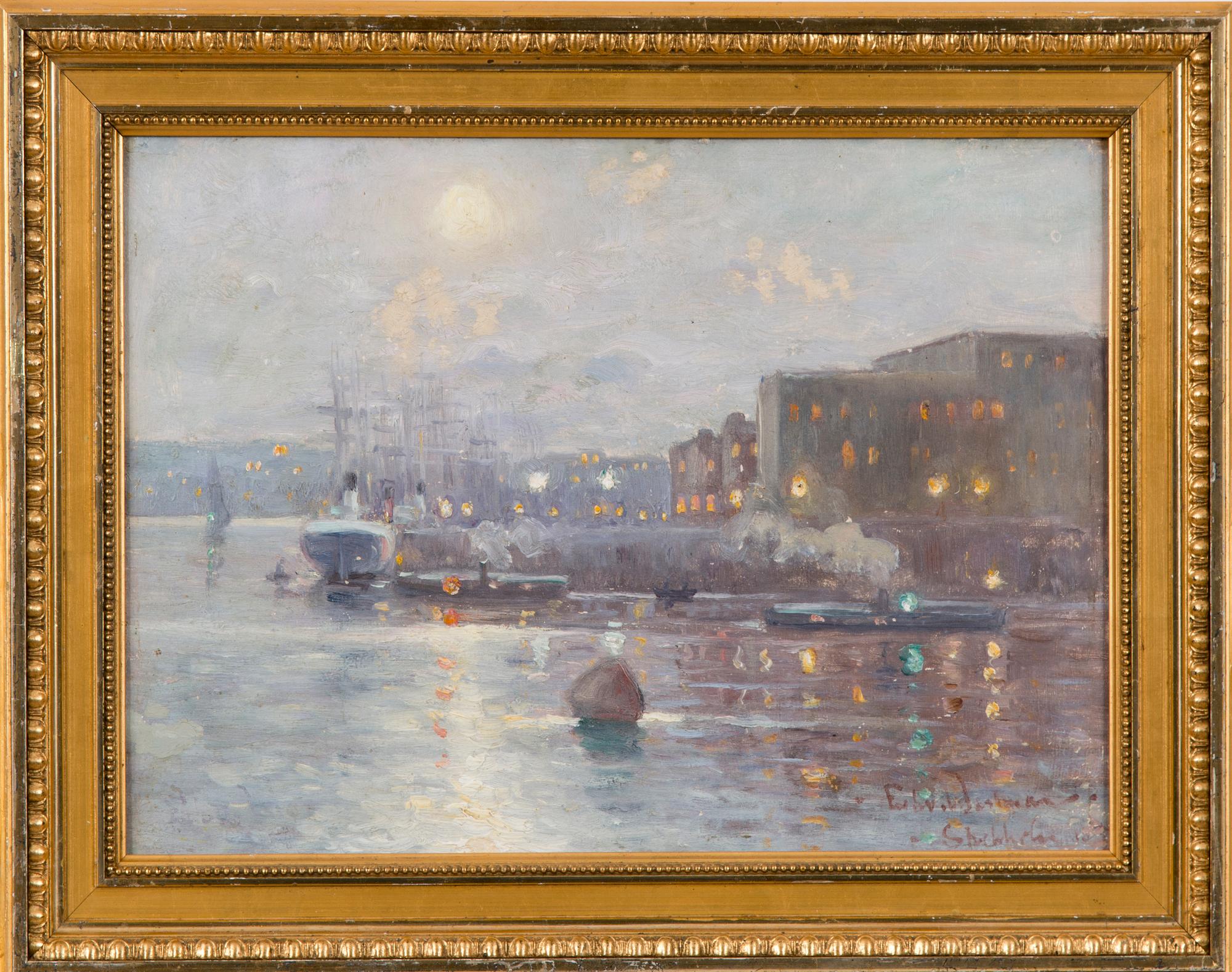 EDVARD WESTMAN, NATTLIGT STOCKHOLM.