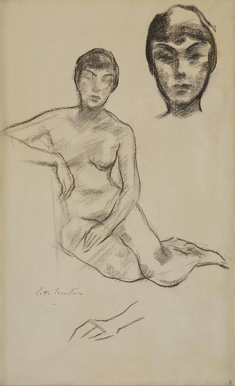 Lotte Laserstein, Study for a nude.