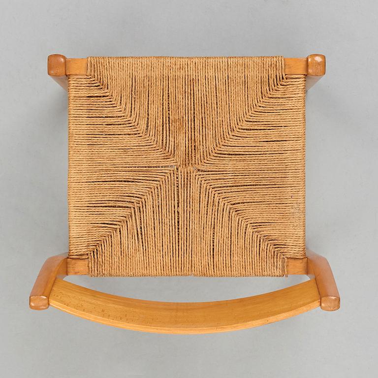 HANS J WEGNER & BØRGE MOGENSEN, a chair for Fritz Hansen, Denmark 1940-50's.