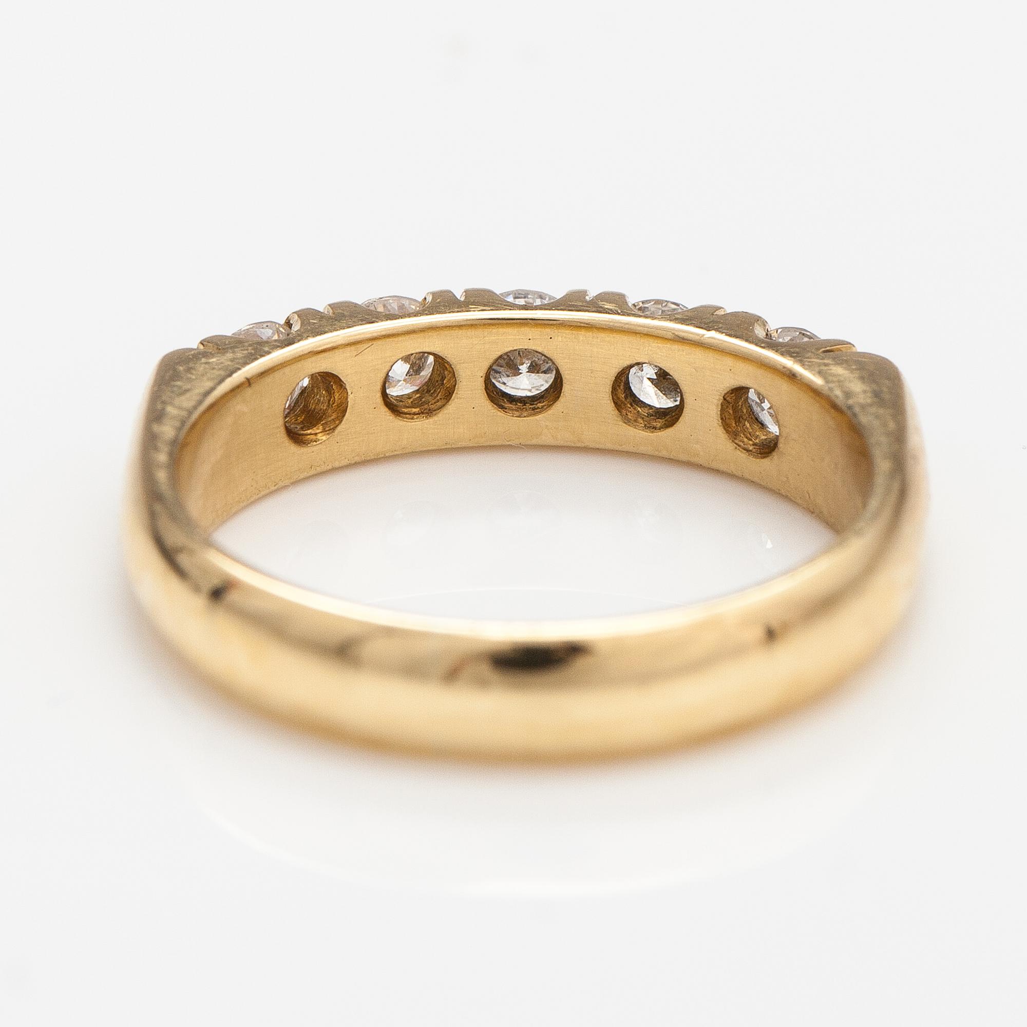 SORMUS, 18K kultaa, timantteja n. 0.50 ct yht. Suomi.