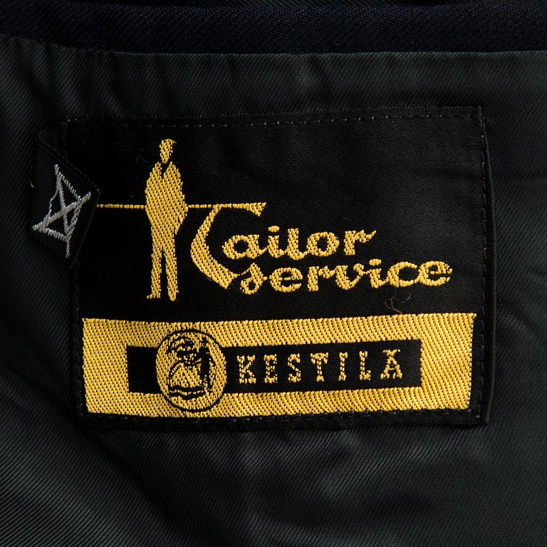 A Finnish naval officer's dress uniform with accessories, mid-second half of 20th Century.