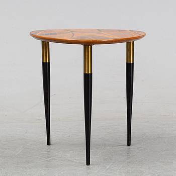 A richly inlaid side table, H. Sundling, Tranås, mid 20th century.