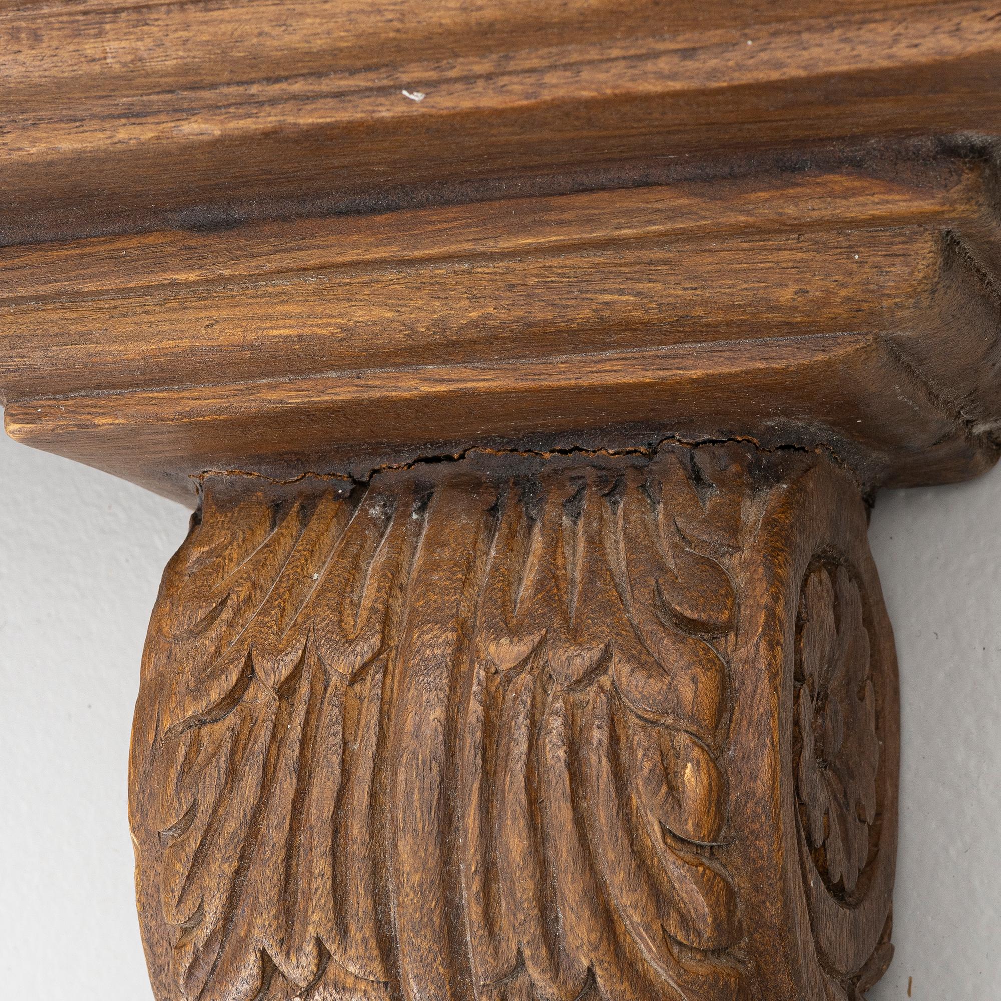 Shelf/console, circa 1900.