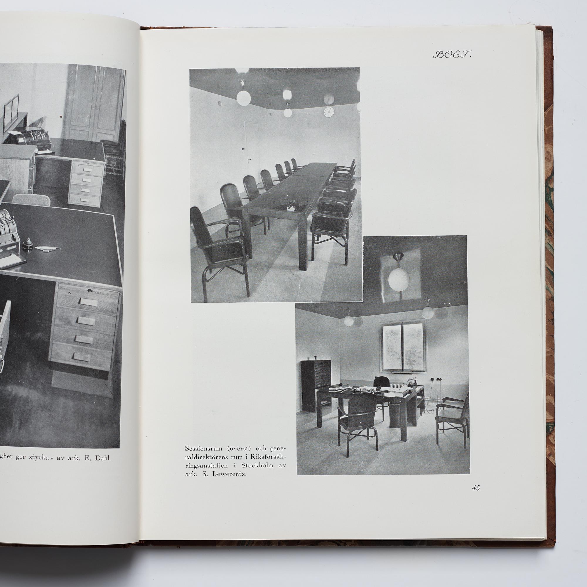 Sigurd Lewerentz, karmstol, Gemla ca 1932.