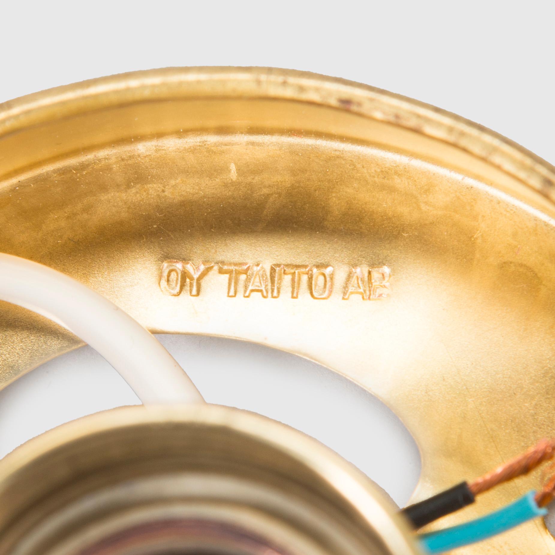 Paavo Tynell, katto-/ seinävalaisimia, 2 kpl, malli 2008, Taito 1930-luku.