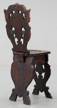 STOL, barockstil, Italien, 1800-tal.