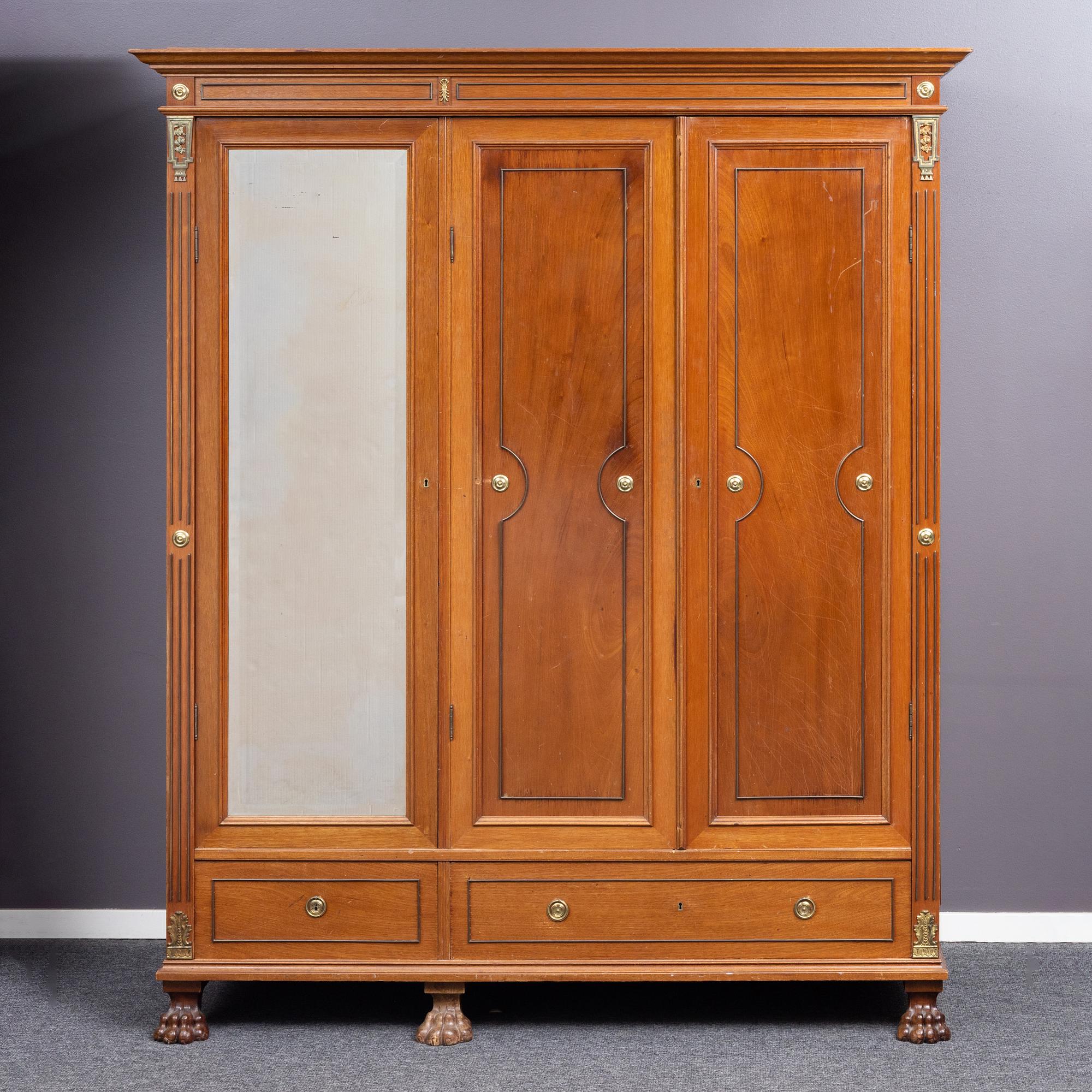 A cabinet from C.E. Jonsson Möbelfabrik, Sweden, early 20th Century.