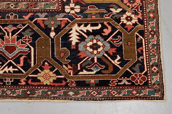 A carpet, antique Heriz, a so-called Serapi, ca 360 x 321 cm.