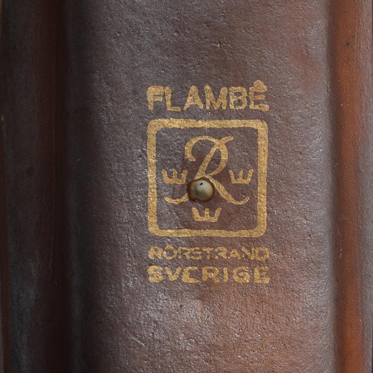 Gunnar Nylund, lockurna, "Flambé", Rörstrand.