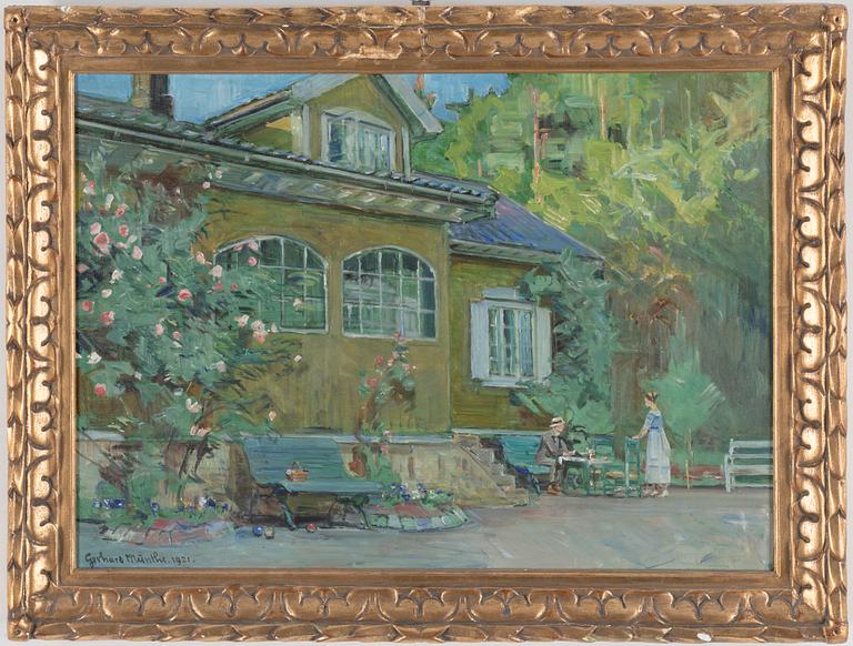GERHARD MUNTHE, oil on canvas, signed and dated 1921.