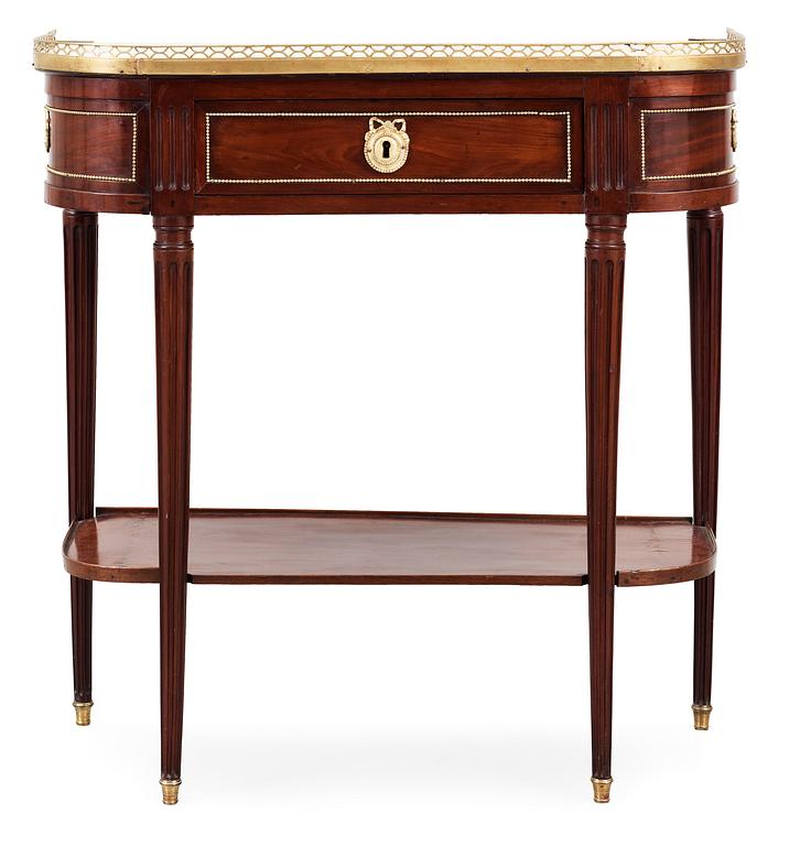 KONSOLBORD, s.k. Console dessert. Frankrike, 1700-talets slut. Louis XVI.
