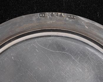 PARTI SILVER, 3 st, bla GAB, 1900-tal.