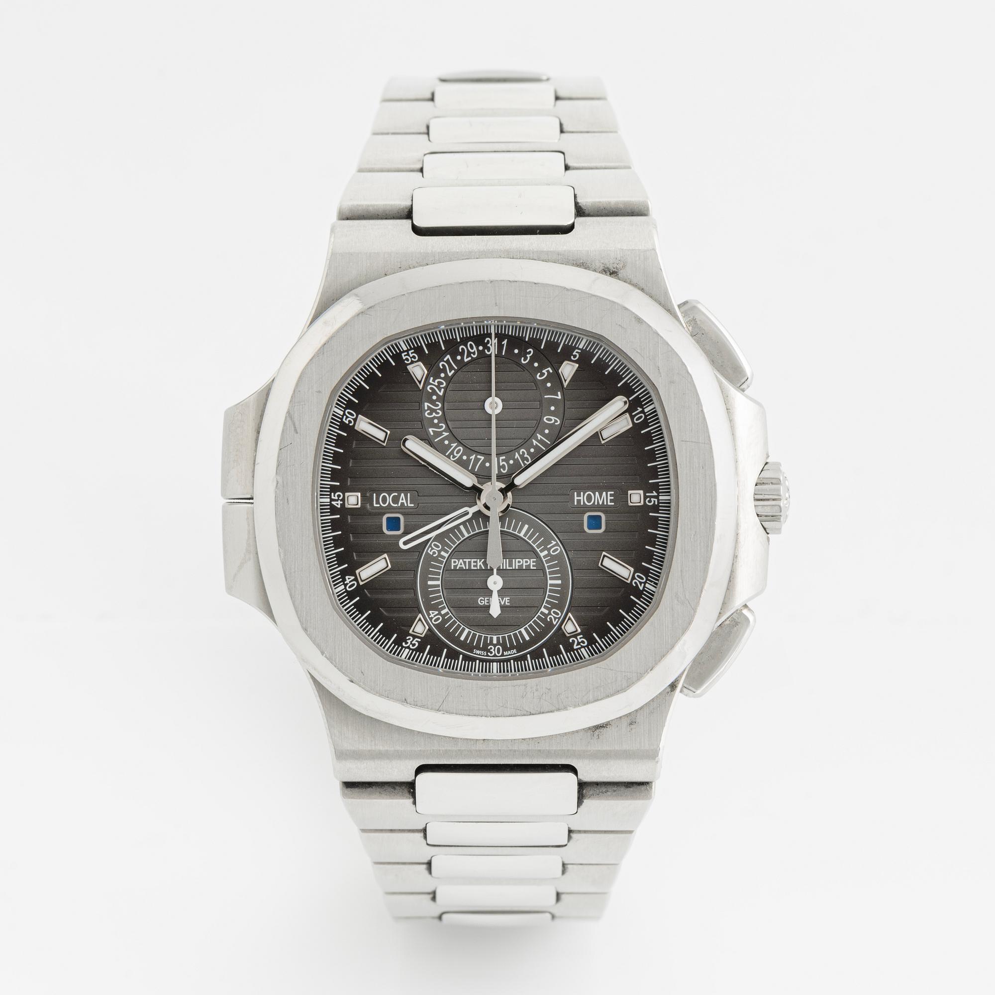 Patek Philippe, Nautilus, Travel Time, wristwatch, 40,5 mm.