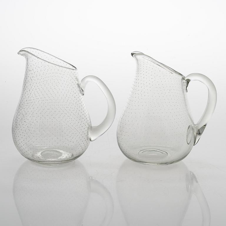GUNNEL NYMAN, 15-piece Mid-Century Glassware Set by Nuutajärvi, Finland.
