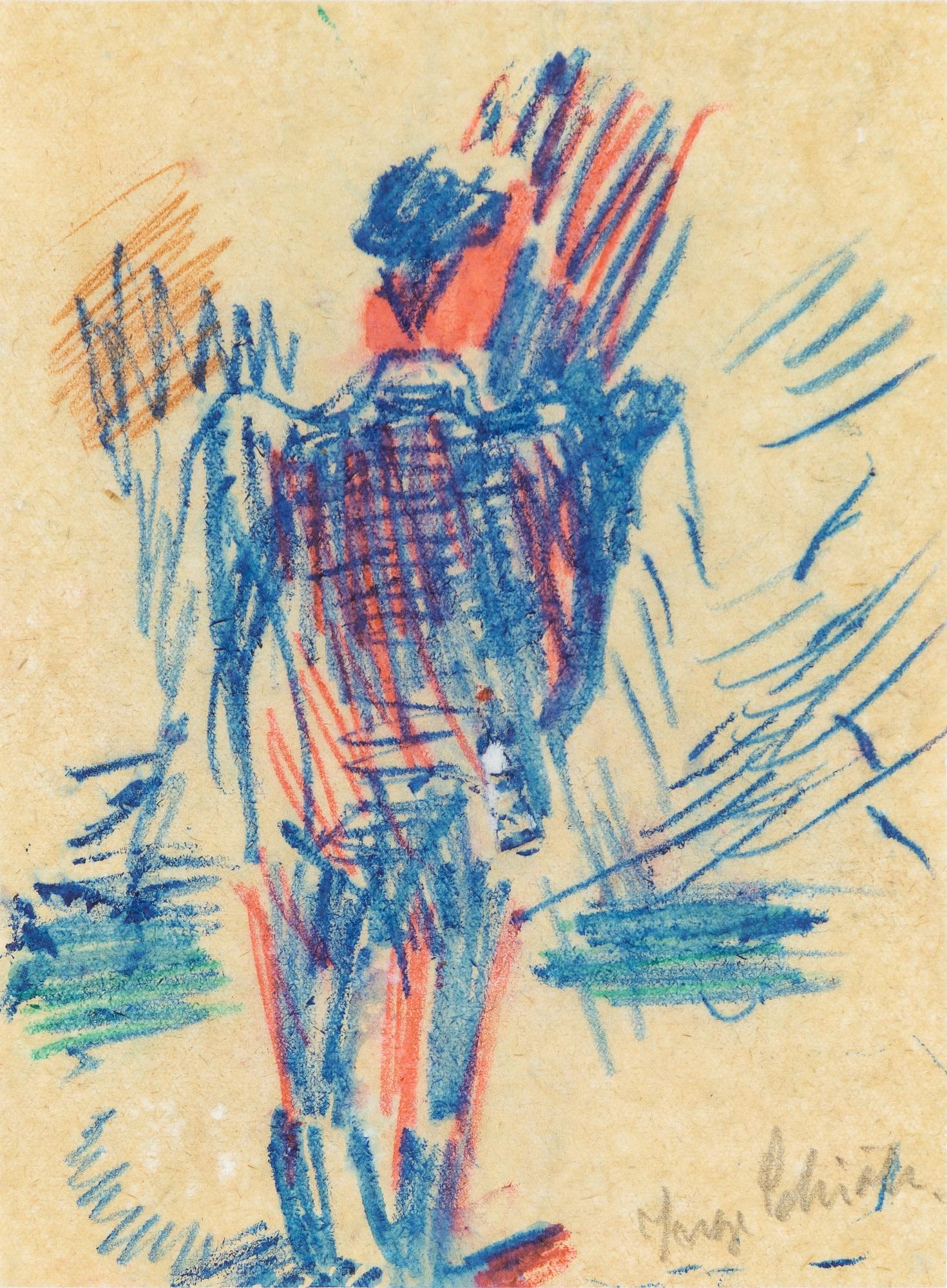 Inge Schiöler, Blå figur.