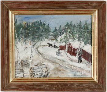 ERIC HALLSTRÖM, olja på duk, signerad, daterad 1934 a tergo.