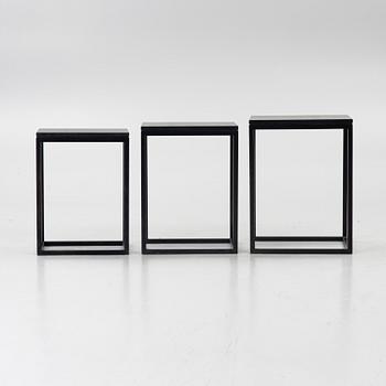 Ulla Christiansson, nesting tables, “Trio”, Karl Andersson och Söner, Huskvarna.